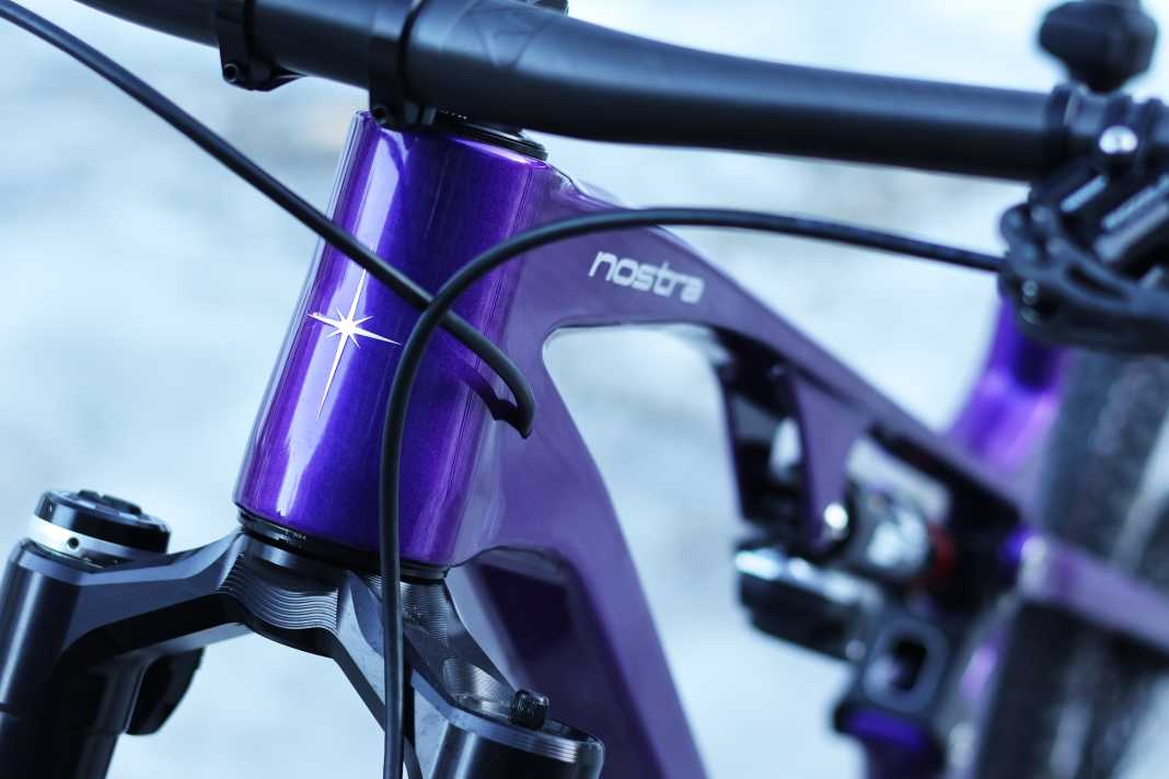 Behind Nostra Bikes is a Swiss carbon specialist. The cross-country frame is 99 per cent made in Switzerland.