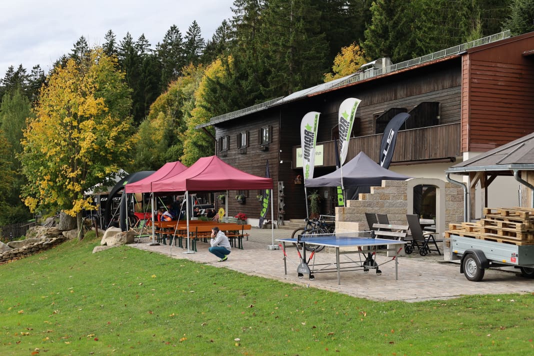 The BWAZ Lunaris in Sankt Englmar is the base camp for the Ghost BIKE Cross Country Youth Camp.