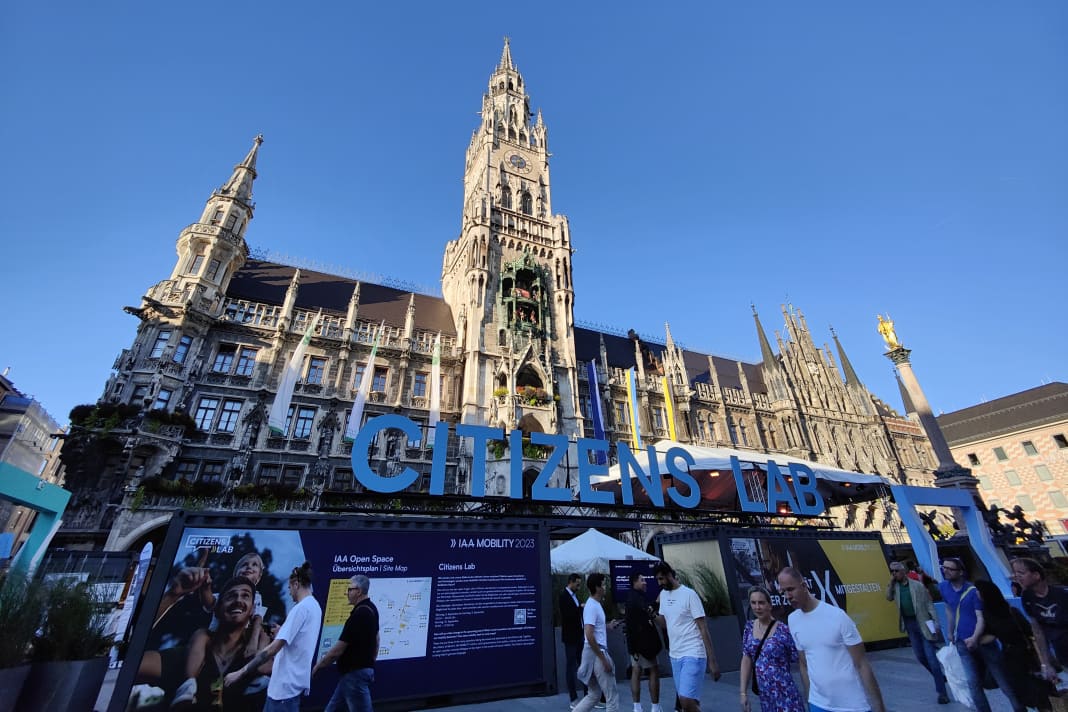 Munich's parlour was the exhibition area for the IAA for a week.