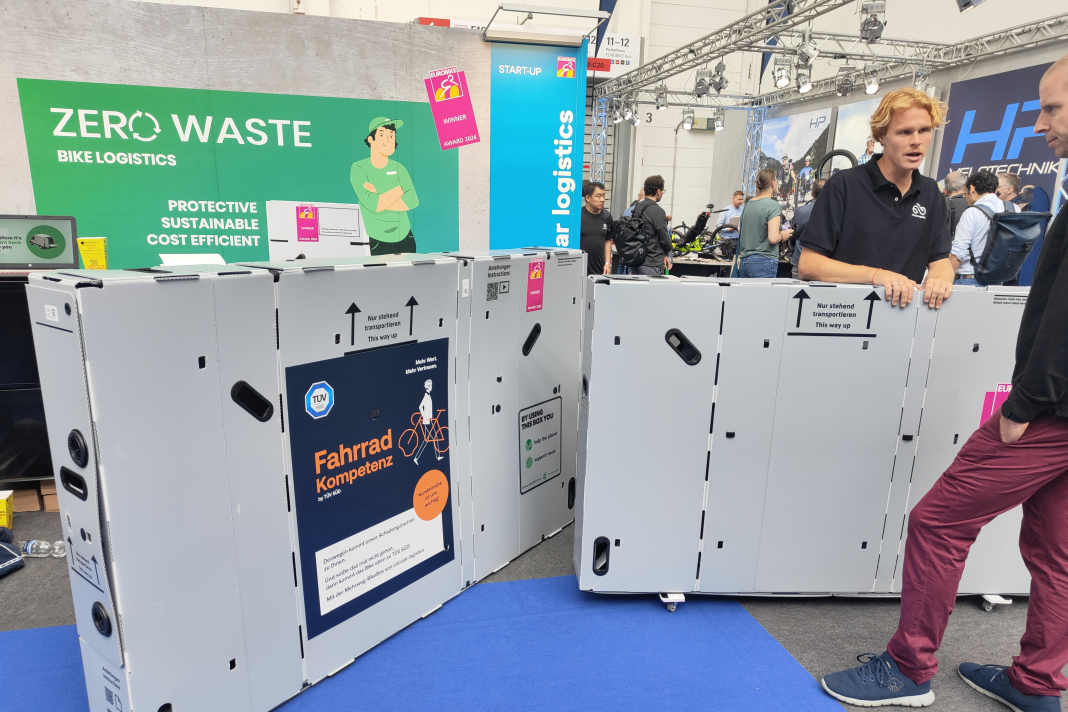 Imagine a world where bicycles are no longer put in disposable cardboard boxes...