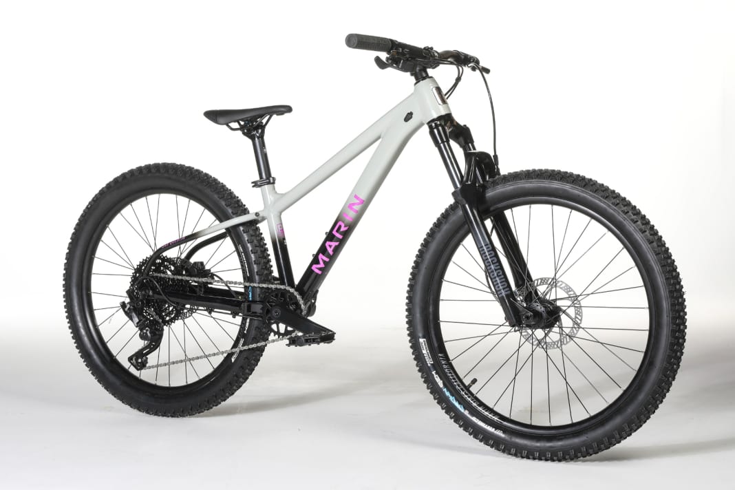 For children over 120 centimetres tall, 24-inch hardtails, such as this Marin San Quentin 24, are an excellent choice.