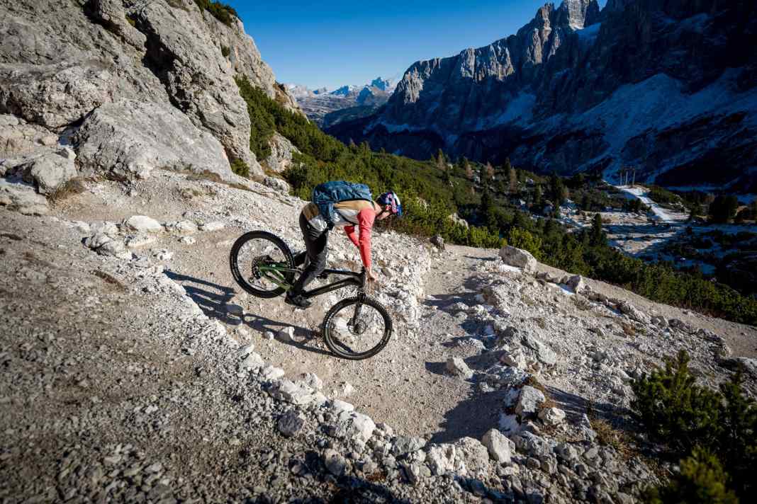 Fahrtechnik Hinterrad versetzen - so gehts.
