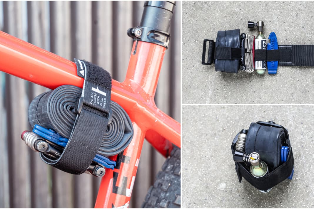 Don't fancy a rucksack? With these Velcro solutions you always have the most important tools with you