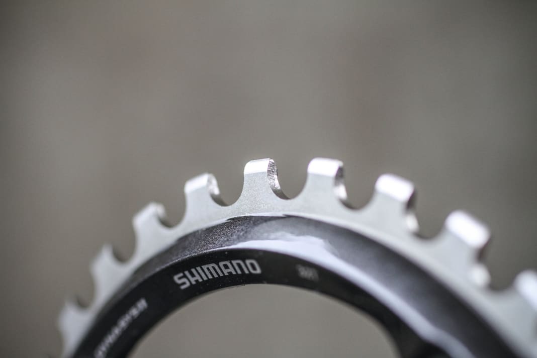 Bei 1x11-Antrieben hatte Shimano noch ein komplett anderes Zahn-Design... 