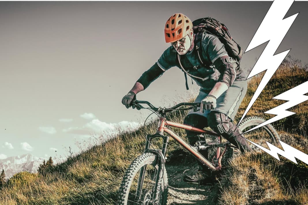 Der Trail-Liebhaber: Michael Zenk hatte schon immer Probleme mit Krämpfen, nachts und während der Tour.