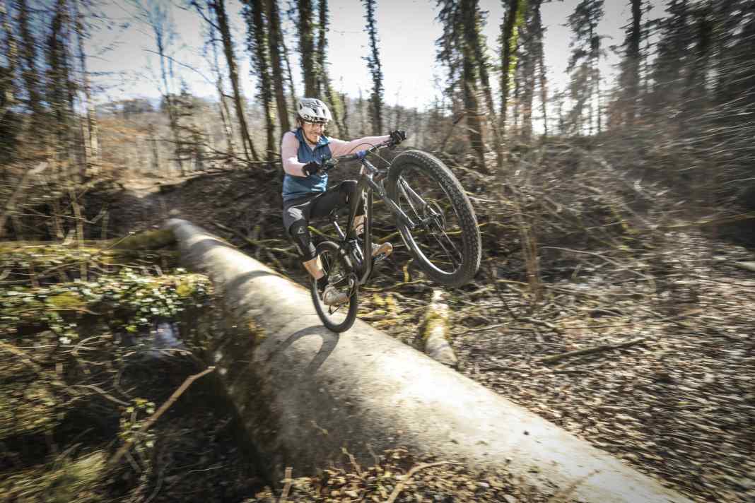 Trailbike nach Testers-Geschmack: Ein leichtes Gewicht zahlt auf den Spieltrieb des Last Asco ein.