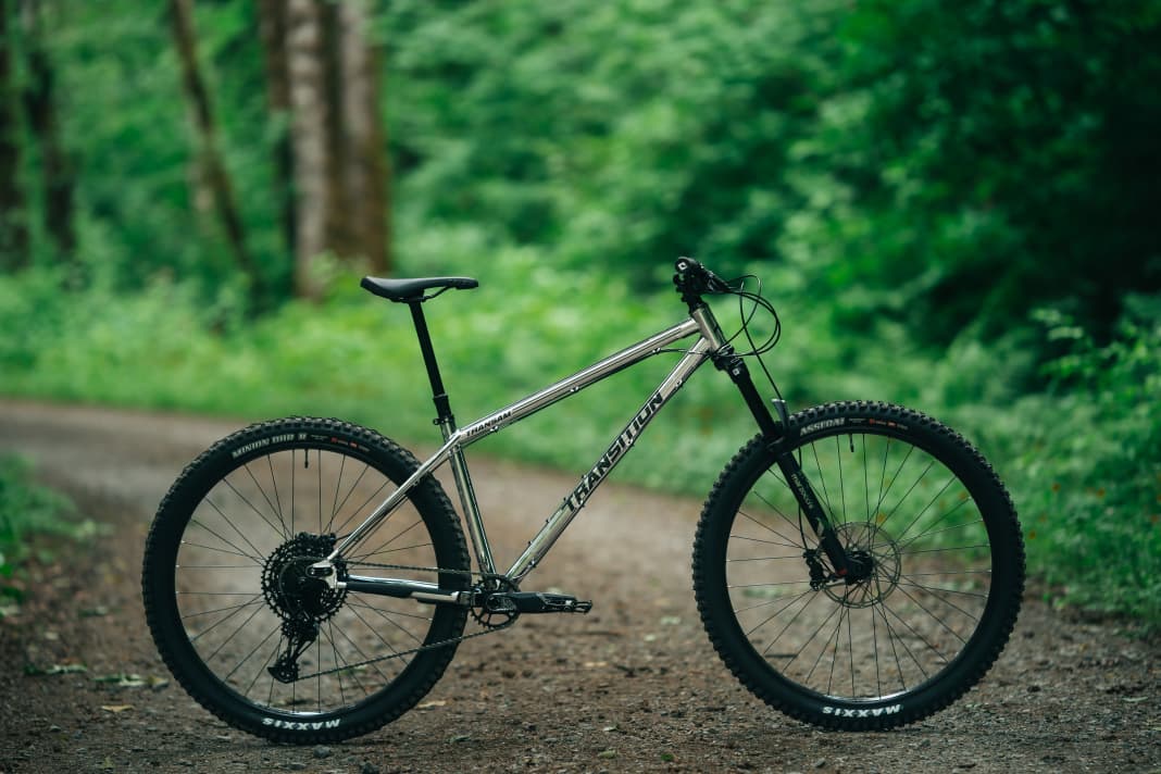 Spoilt for choice: The TransAM comes in a choice of chrome for $2,699 (complete bike) or $899 (frame) ...