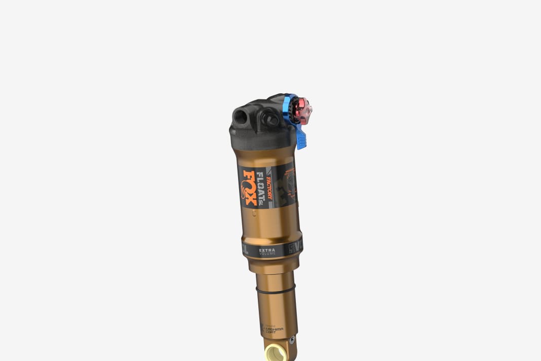 The new Float SL is the smallest and lightest shock in the line-up. It weighs 58 grams less than the "normal" Fox Float.