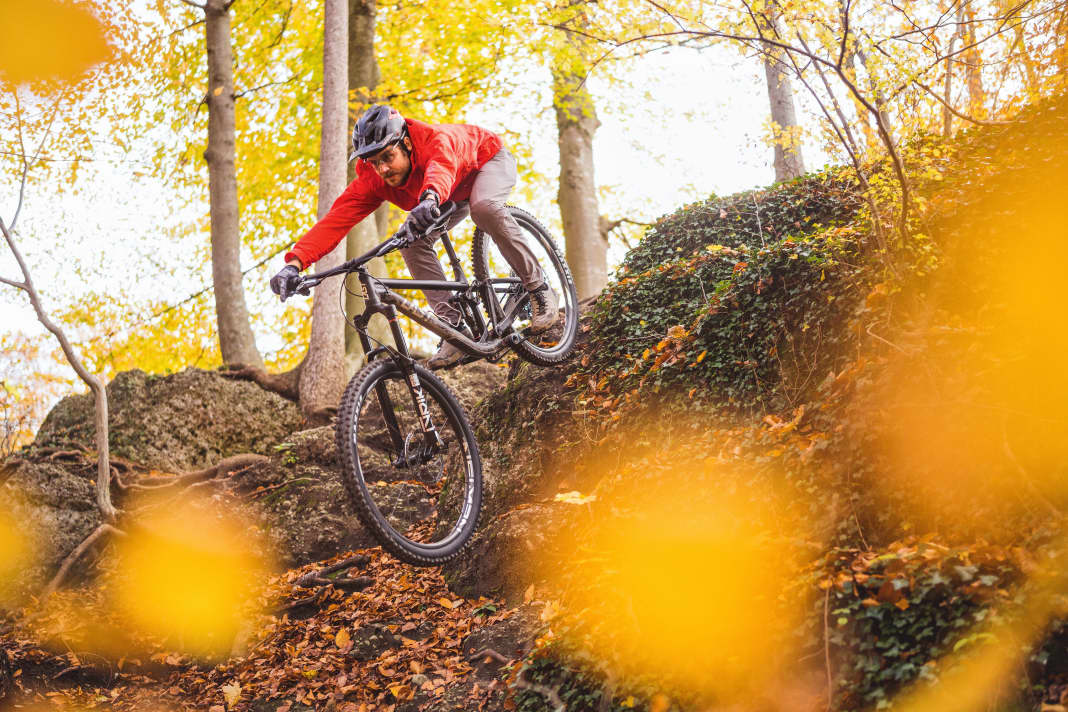 Peter Nilges, BIKE test manager, at work with the Last Glen.