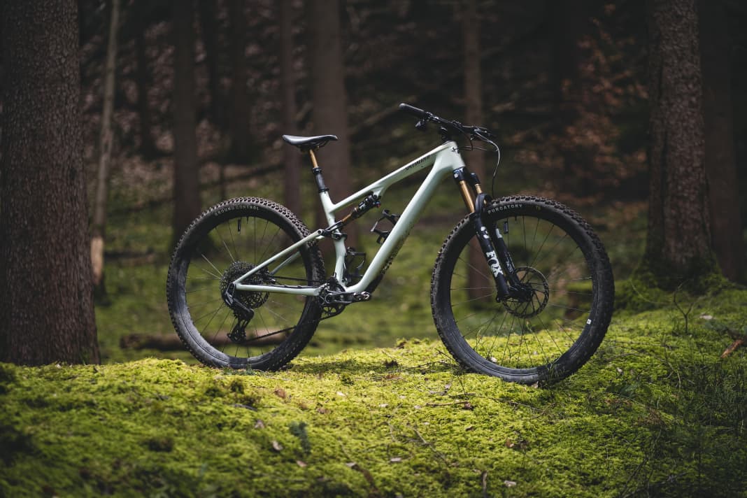Upgraded race bikes, like this Specialized Epic Evo, are entering the trail bike stage and bringing new lightness to the bike category.