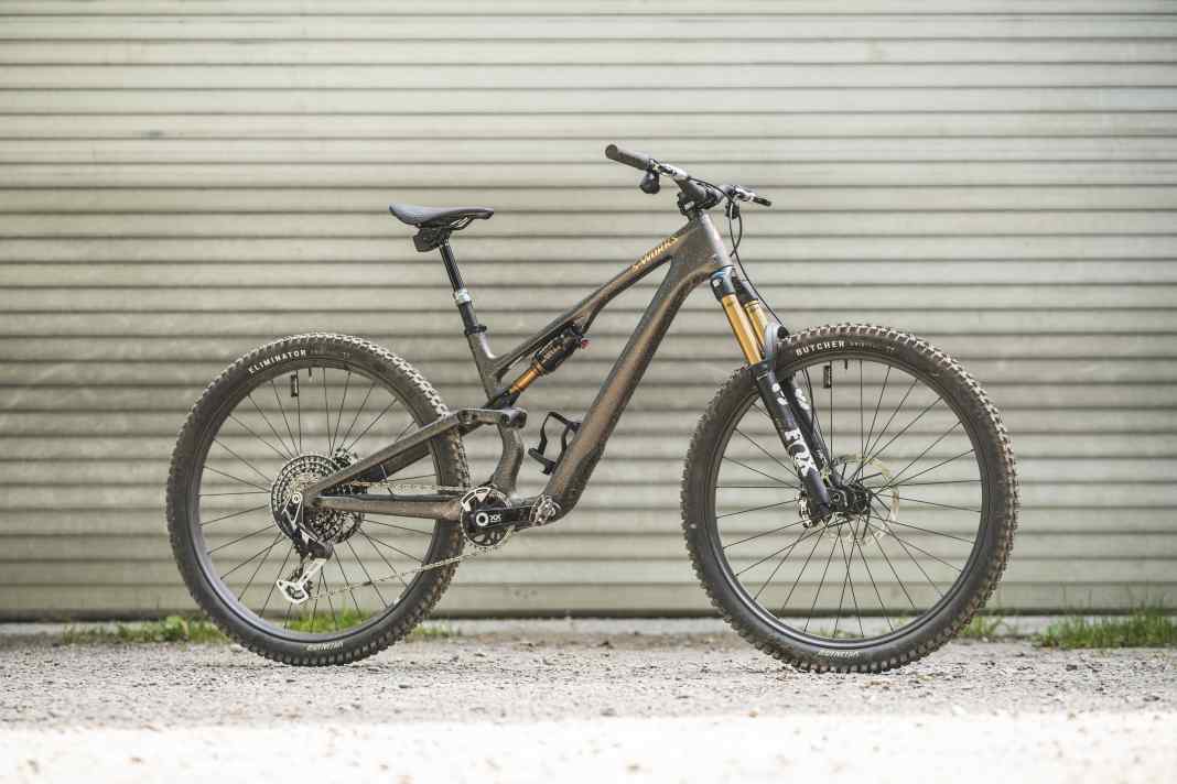 13.0 kg / 150/150 mm / 29" / 13,000 Euro, 4500 Euro frame / carbon