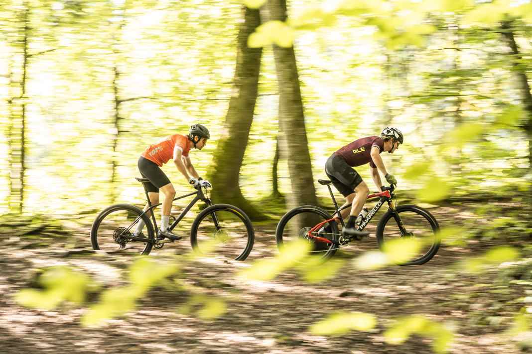 Made for racing: We test the fastest hardtails from Bike Ahead, Cannondale, Pinarello and Storck.