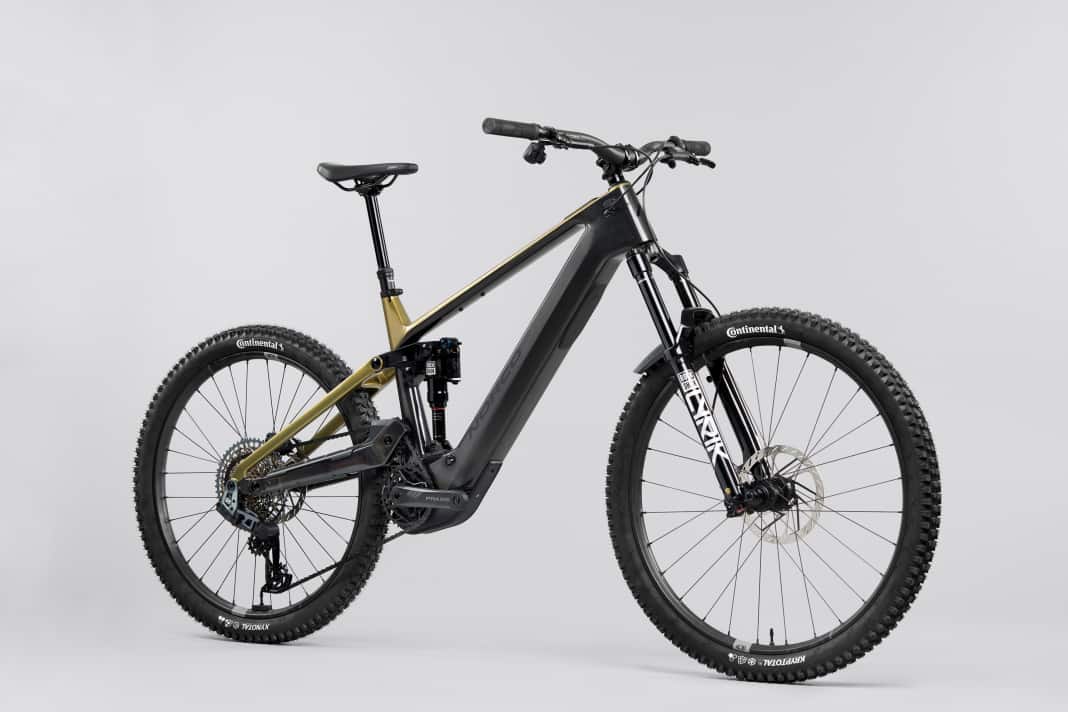 Das Norco Sight VLT CX vereint einen Bosch CX Motor mit 800 Wh Akku und High-Pivot-Hinterbau.