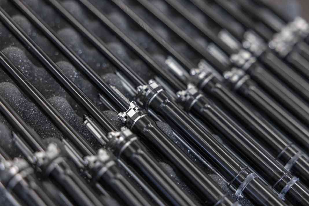 Produziert und von Hand zusammengesetzt in Deutschland: Die Vecnum Nivo Dropper-Post.