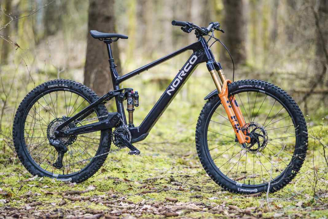 The Norco Sight VLT TQ C1 is the top model of Norco's new light e-bike with high-pivot rear triangle: 19.9 kilos // TQ HPR 60 // 580 Wh // 9990 euros.