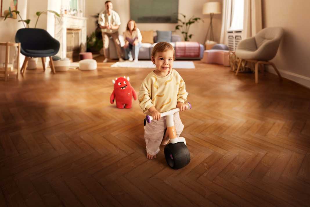 Playful mobility: The Wow is also designed to be fun for young children and to train their balance.