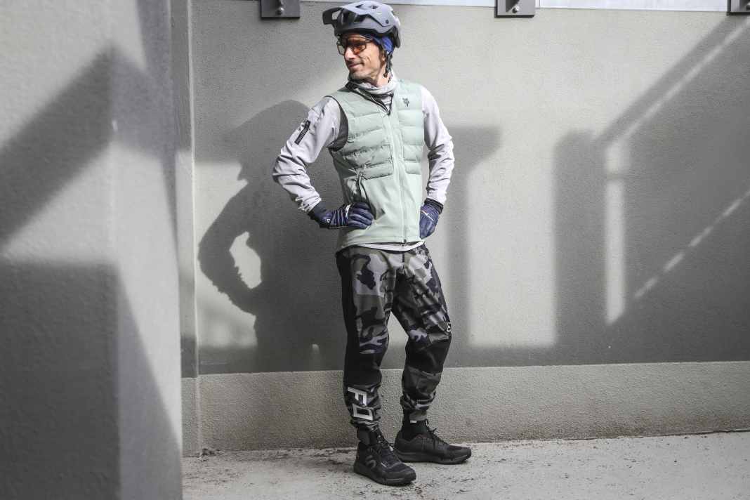 An MTB outfit for cold winter days without a lot of pedalling.