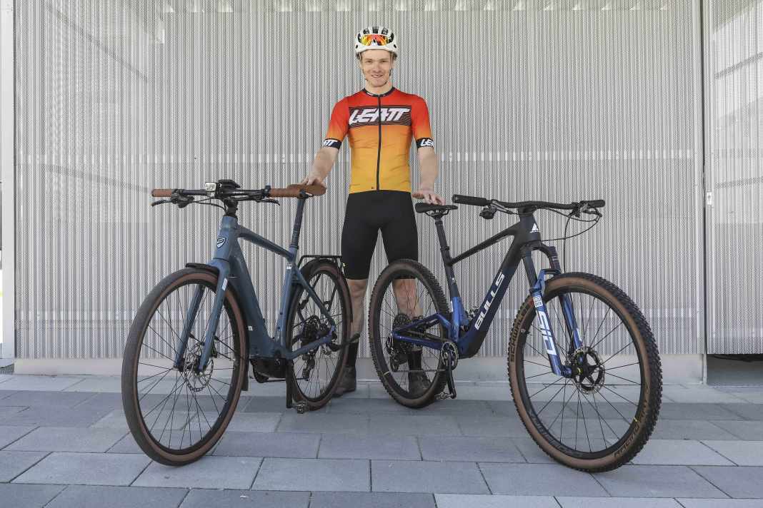 Mit oder ohne Motor? Unser Redakteur startet ein Experiment und tauscht Race-Mountainbike gegen E-Commuter.