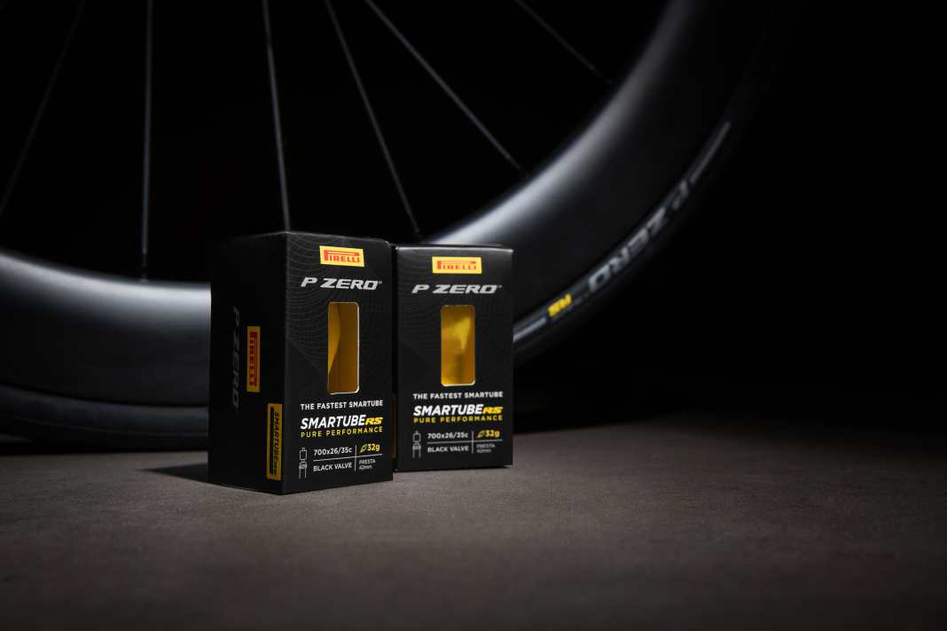 Pirelli's new SmarTUBE RS tube is here: thanks to a new TPU compound with up to 12 per cent less rolling resistance compared to its predecessor.