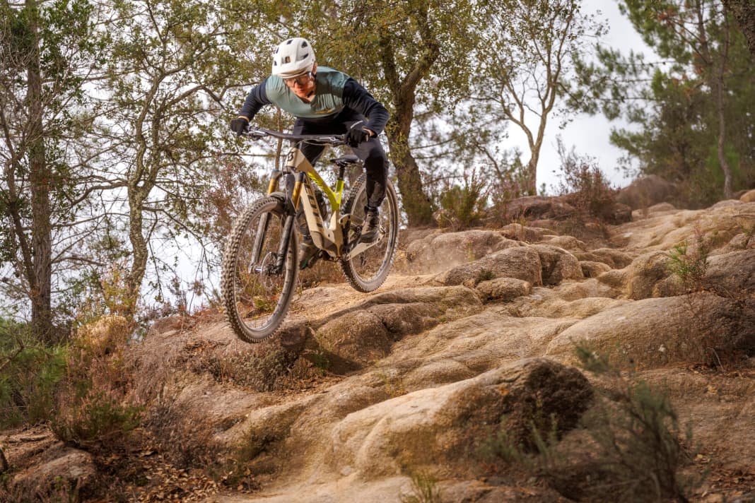 Die ersten Tests erfolgten bei der Neuheiten-Präsentation im spanischen Trail-Paradies Santa Coloma.
