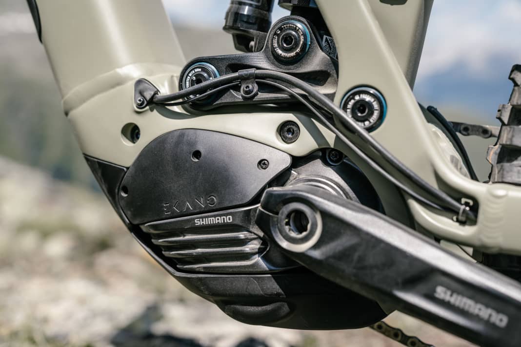 Das Ekano kommt mit Shimanos neuem EP801. Der Motor ist spürbar kräftiger, als der Vorgänger EP8. Optisch gibt´s keinen Unterschied.
