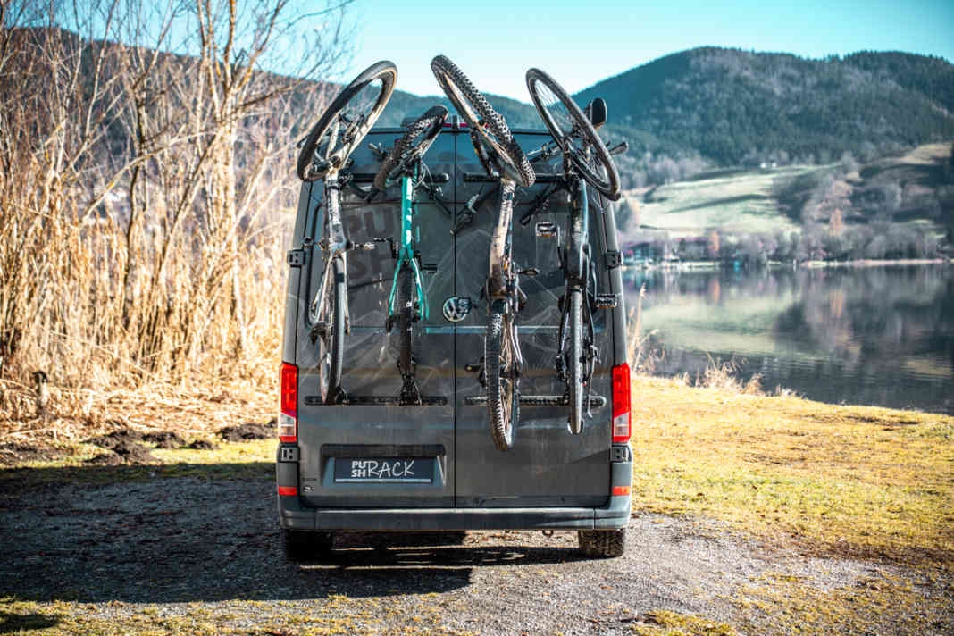 Push Components has revamped its modular bike rack for campervans and is launching the improved Pushrack V3.