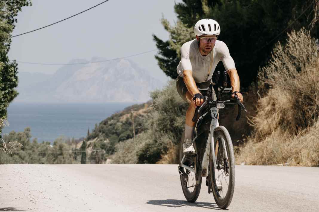 The route from Trondheim to Kalamata on the Greek Peloponnese also involves a total ascent of more than 30,000 metres.