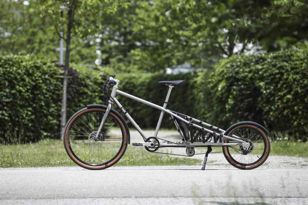Cargo MTB? City cargo cruiser? That is definitely the Sayle Cargobike №.