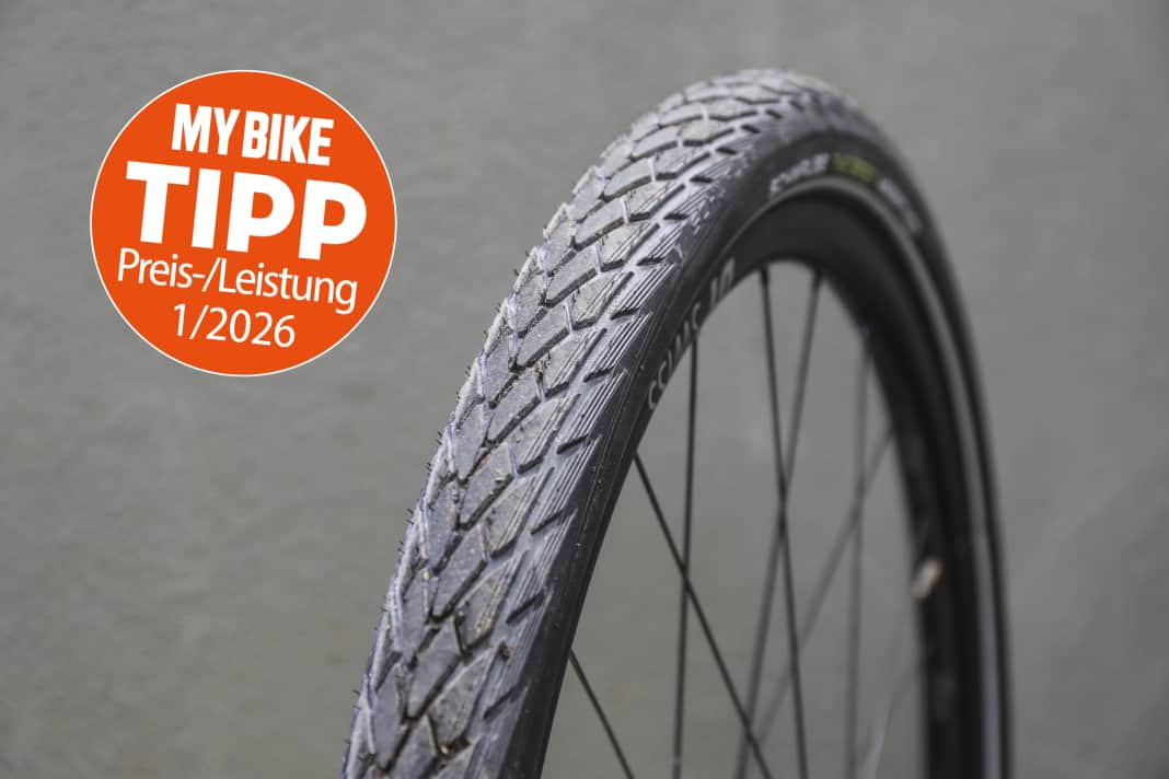 The Green Marathon with classic trekking tread is our price-performance tip for touring tyres.
