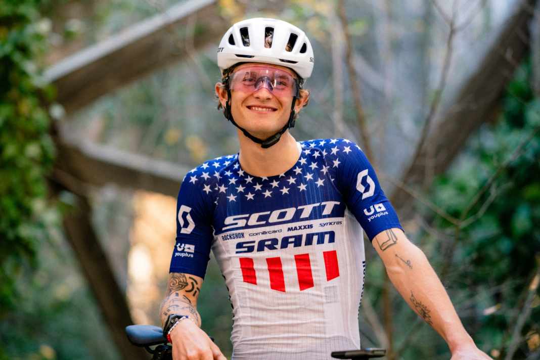 Bjorn Riley is the US national cross-country champion and has eaten style with a spoon.