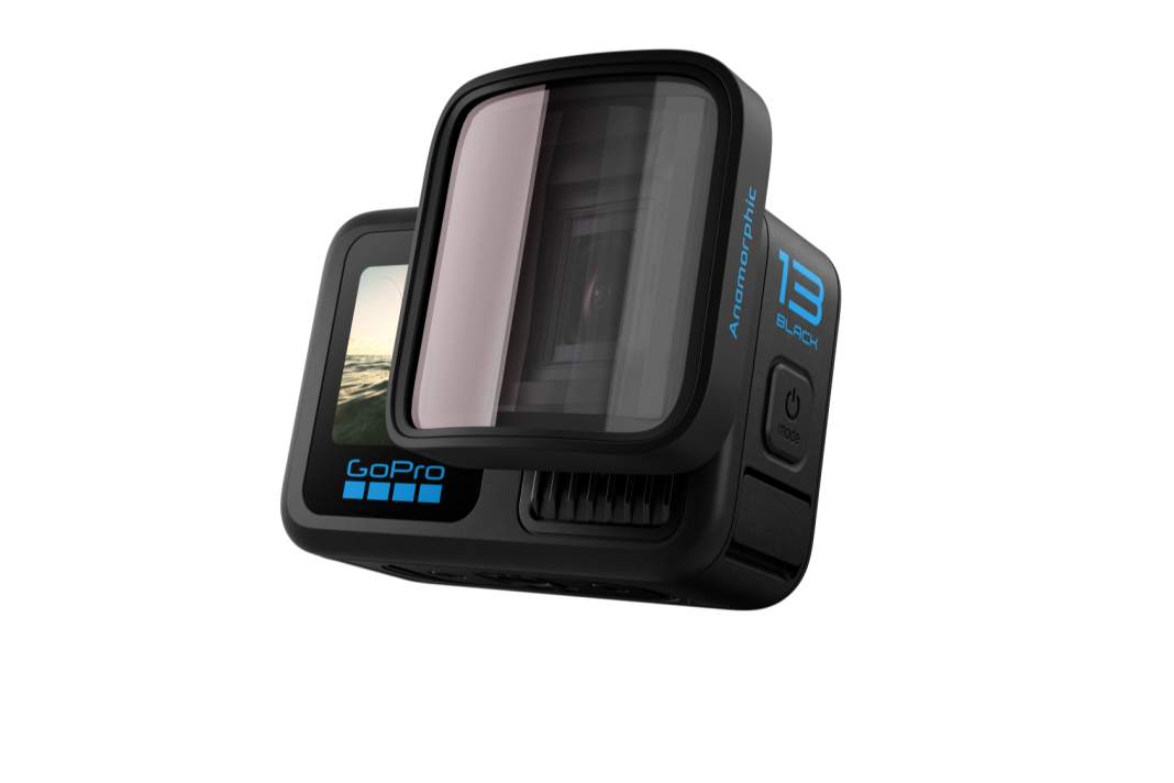 Die Hero13 Black kann mit unterschiedlichen Linsen versehen werden. Neben dem Ultraweitwinkel...