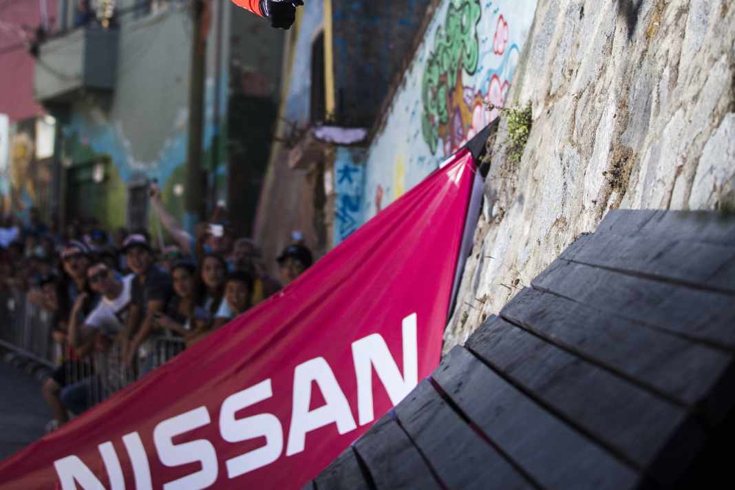 Preferably on the downhill: "The big boxes still have safety reserves," says Fischi. Here in Valparaiso 2018.