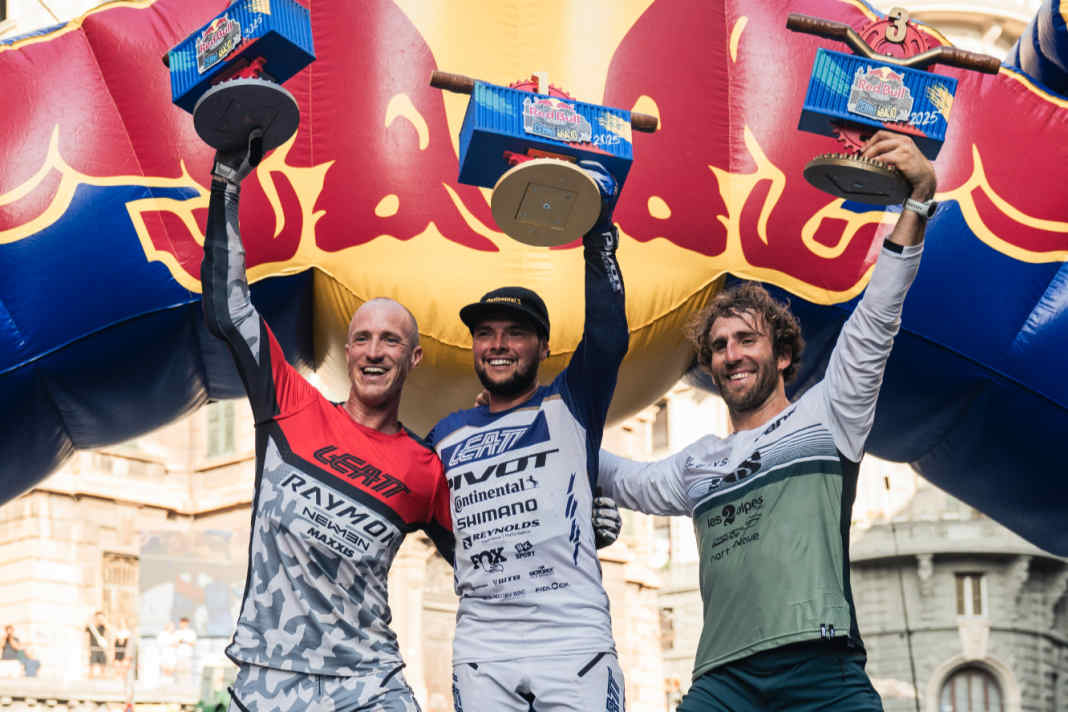 Da haben wir schon drei Favoriten für Stuttgart. Hier das Podium vom Cerro Abajo Genua 2025: Fischbach (Silber), Roger Vieira (Gold), Adrien Loron (Bronze).