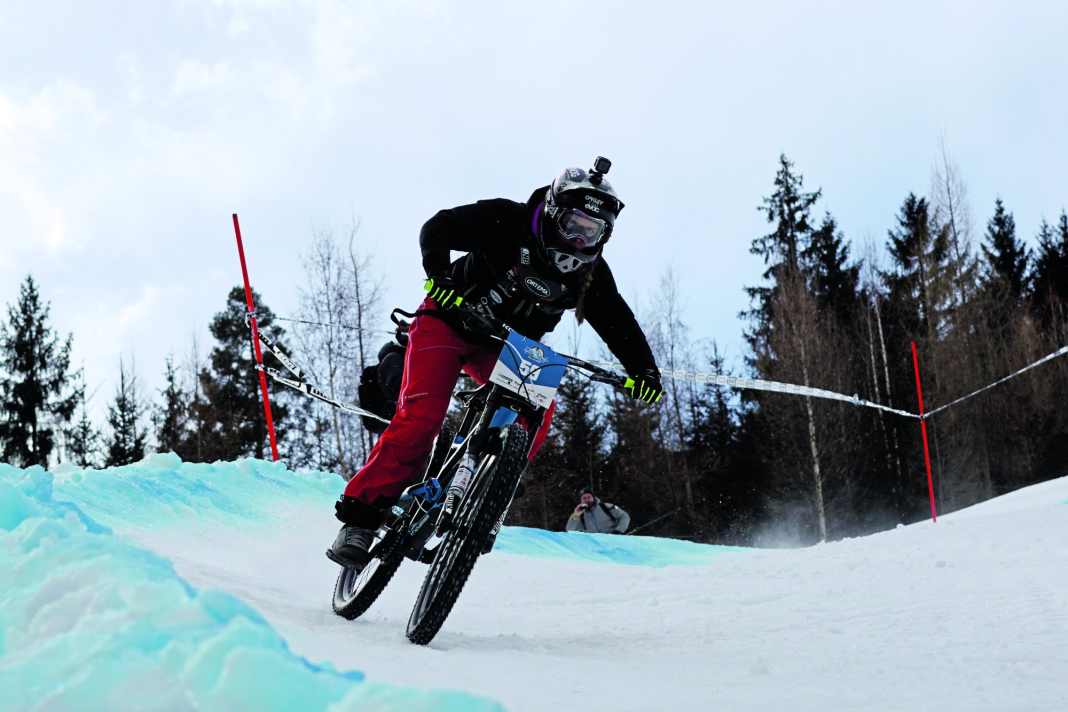 Biking on snow, does that go together?