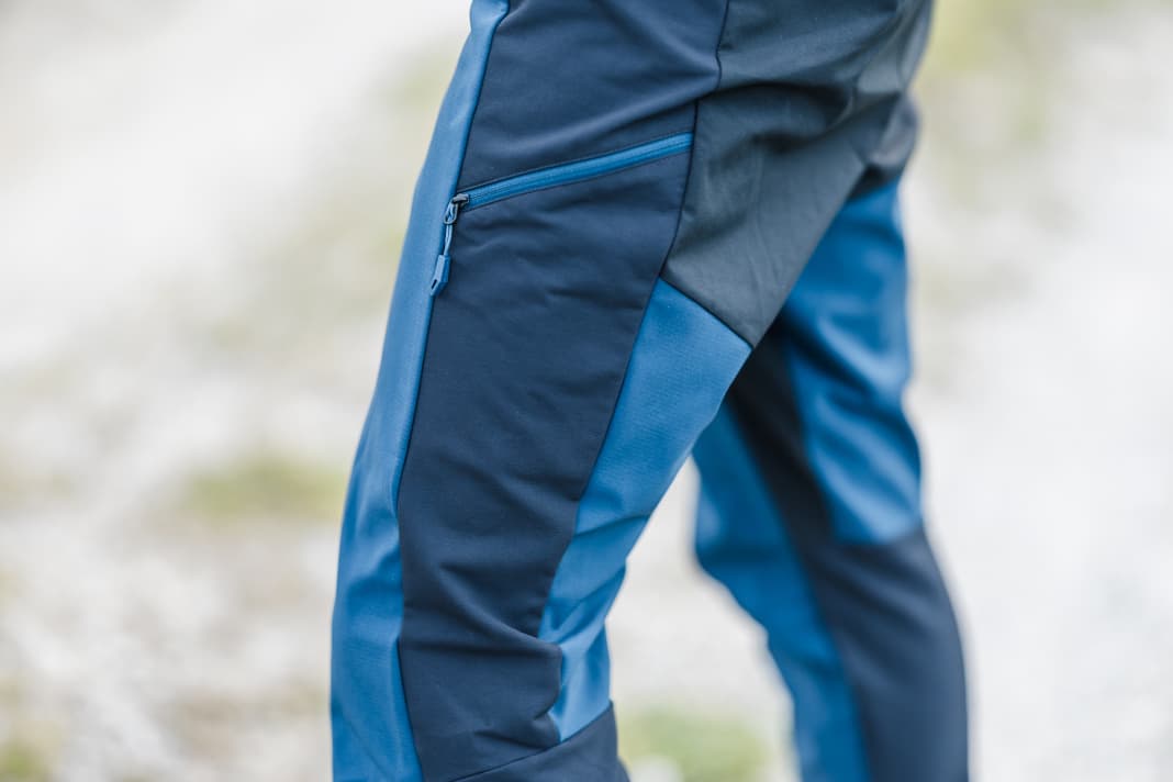 Clever platzierte Oberschenkeltasche