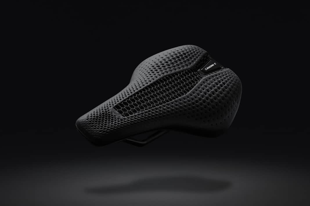 Specialized will mit dem neuen S-Works Power Evo Mirror Sattel dank innovativer 3D-Technologie Druckspitzen an kritschen Bereichen deutlich reduzieren