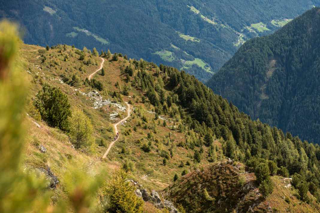 Another hidden gem: the Speikboden Trail, high above the Puster Valley.