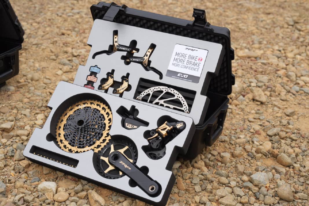 Tektro presented its new TRP groupset for 2023 at an exclusive sneak preview. The Taiwanese company is now offering the complete package.