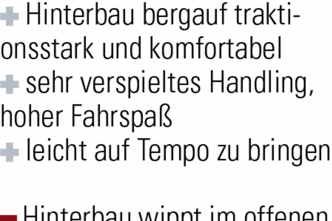 Das Fahrverhalten des Superior XF DC