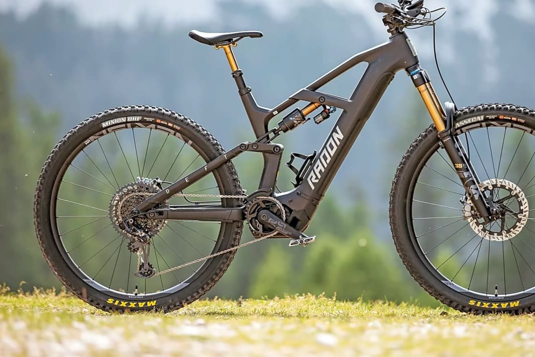 Carbon main frame and Bosch Smart System with 750 Wh Powertube battery: for 6799 euros, this is only available from mail-order companies like Radon.
