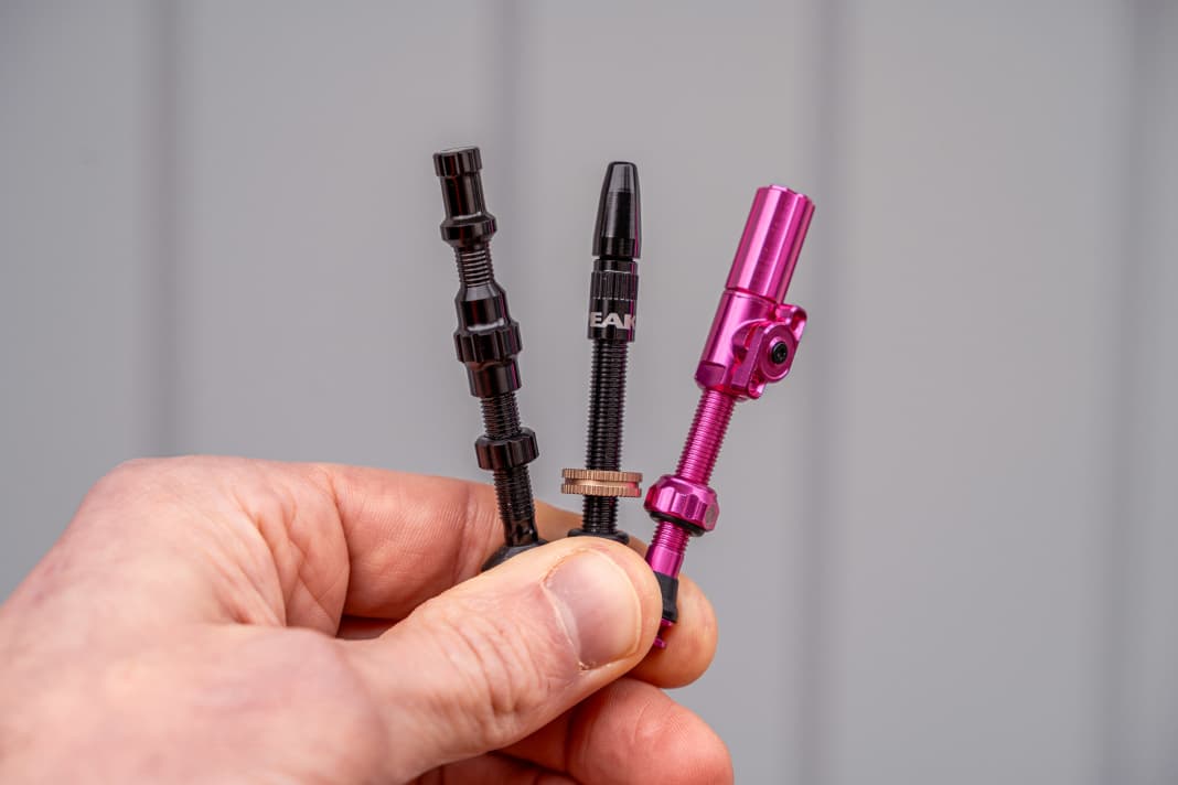 High-flow tubeless valves are designed to make tyre set-up easier, allow more air flow and prevent clogging with sealant. We tested ten tubeless valves.