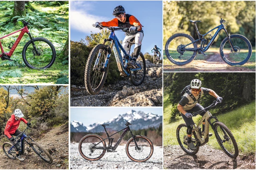 E-bike test winner 2023: The best e-mountainbikes of the year.