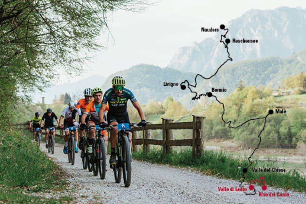 BIKE Transalp 2023 - Stage 7 leads from Lake Ledro to Riva del Garda.