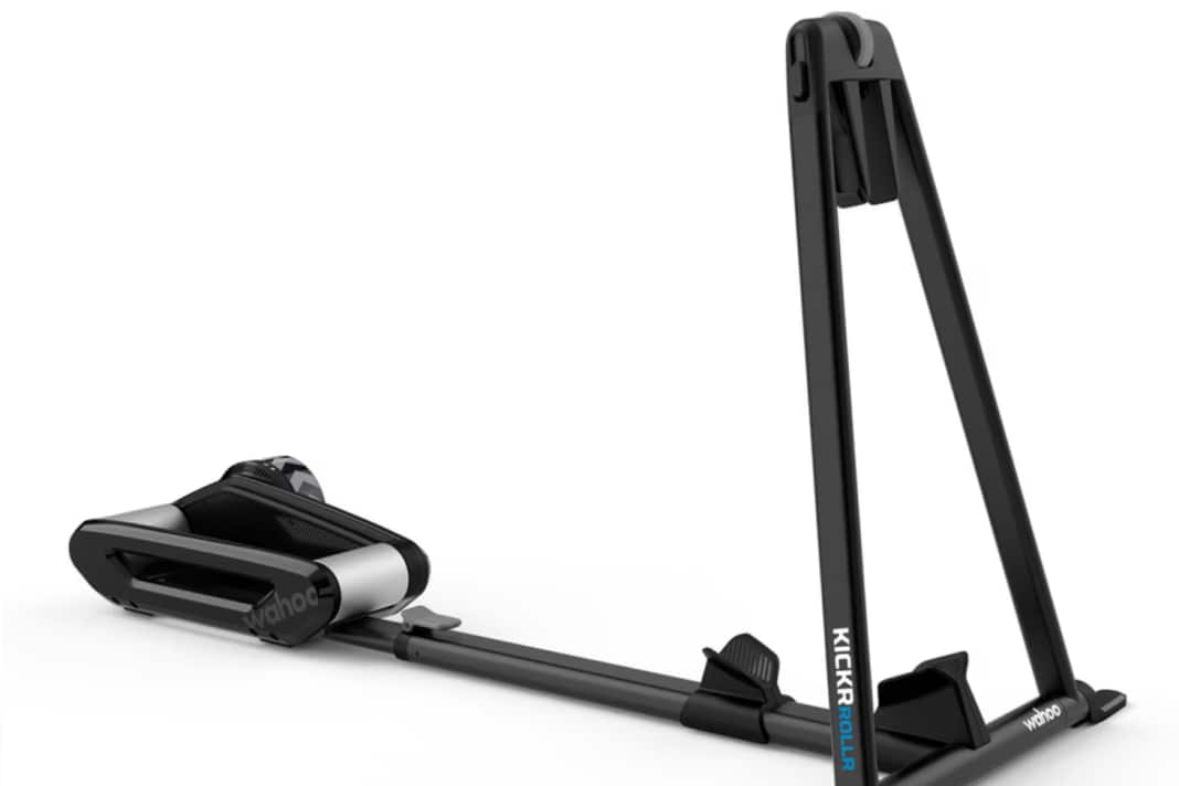 Mit den kippeligen Freien Rollen früher Tage hat der smarte Wahoo Kickr Rollr nur noch wenig gemein.