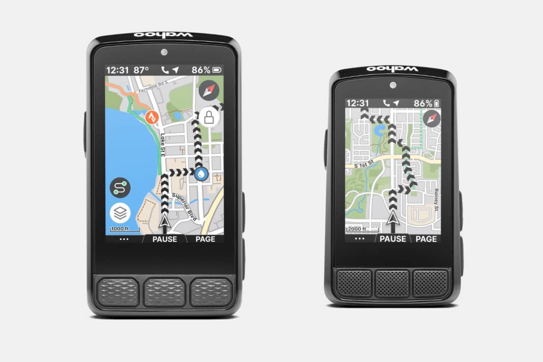 Wahoo Elemnt Roam (left) and Wahoo Elemnt Bolt (right)