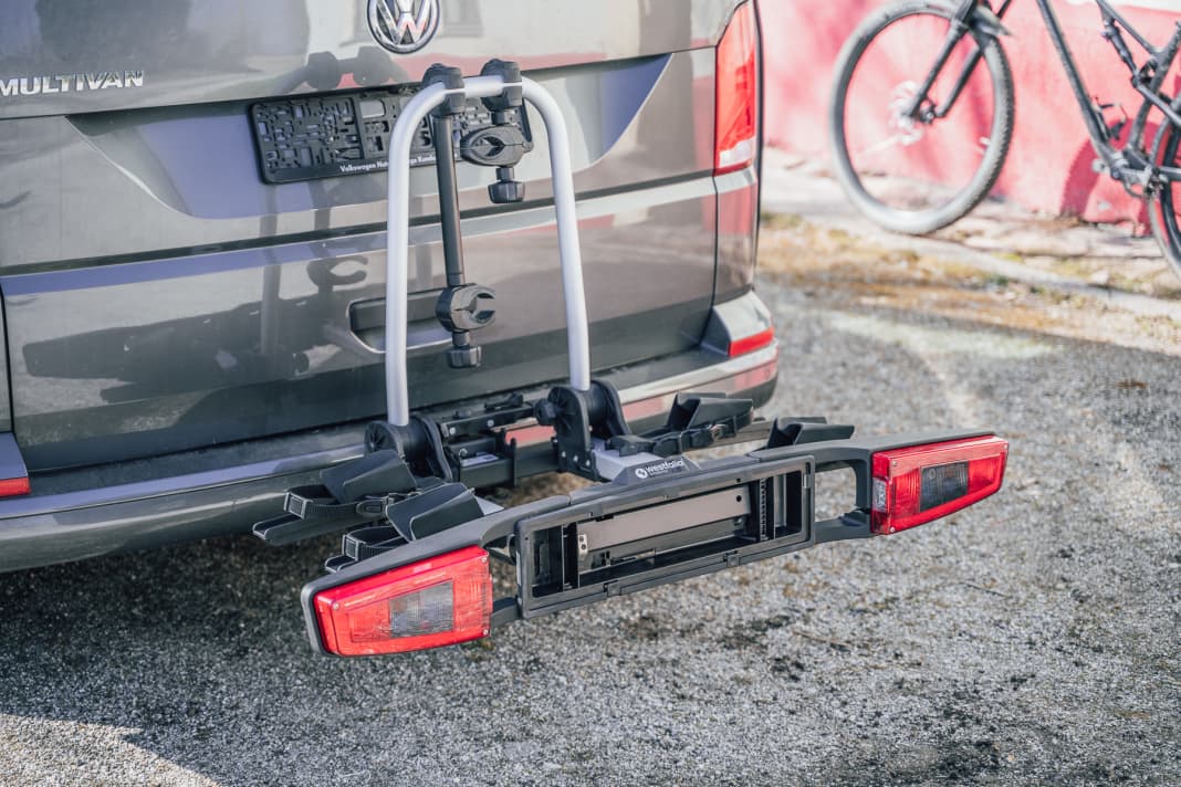 Der Westfalia Bikelander im montierten Zustand