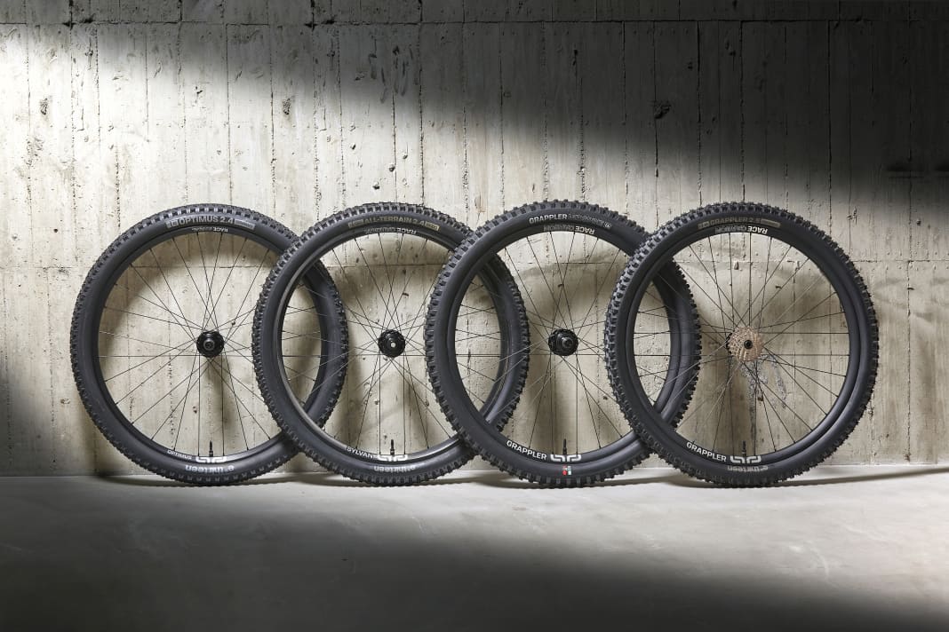 Vier auf einen Schlag - das sind die neuen E-Thirteen-Laufräder fürs MTB.