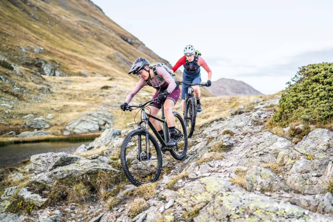 The Whyte (pictured in front) could also pass for a trail bike.