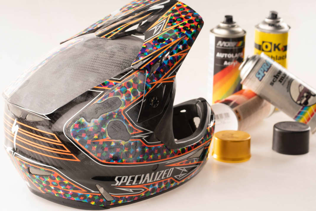 Lack ab Fahrradhelm lackieren darf man das? BIKE
