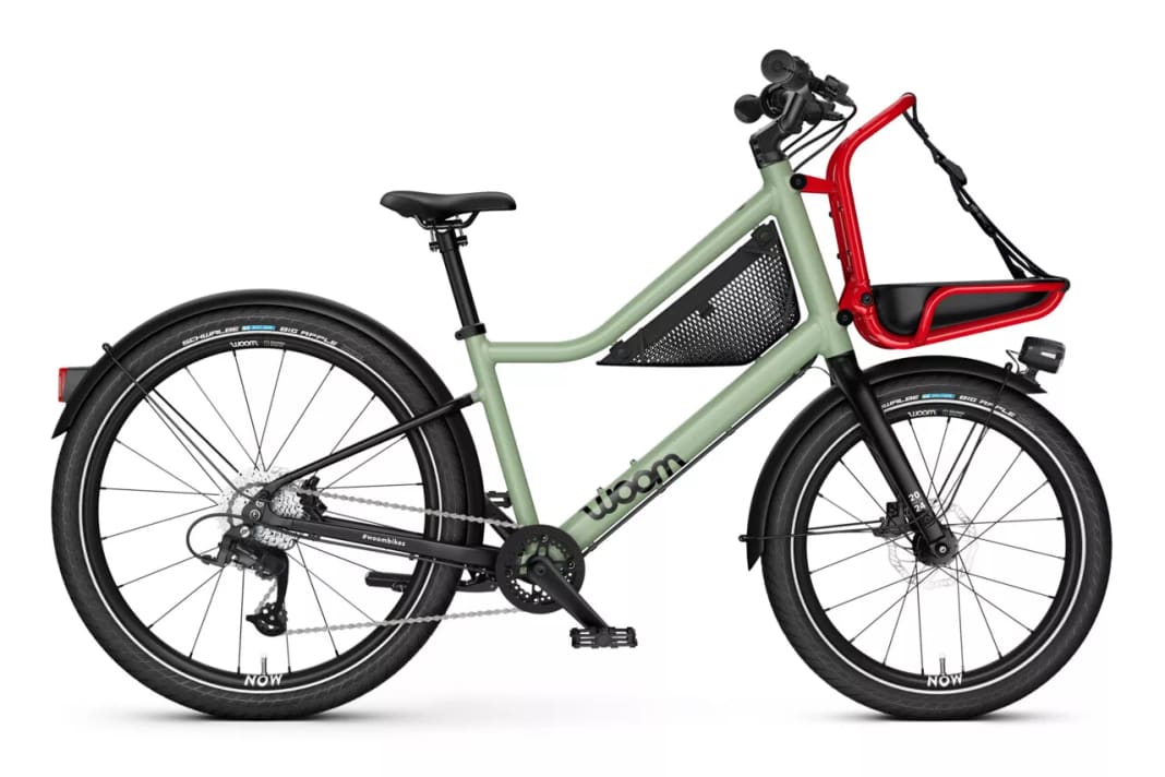 Woom Now in moss green